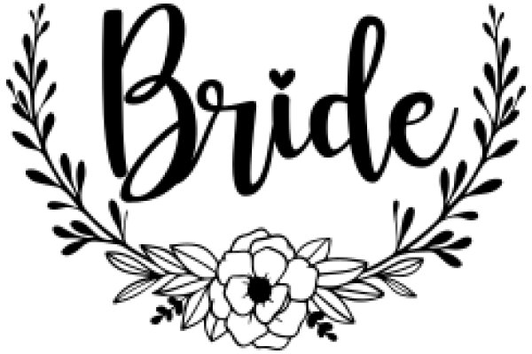 Elegant Bride Sign with Floral Border