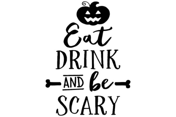 Eat, Drink, and Be Scary: A Halloween-themed message