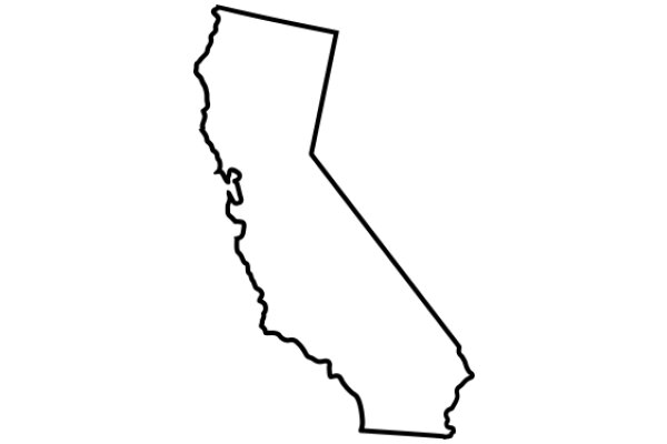 Simplified Map of California