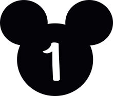 A Simple, Black and White Representation of Mickey Mouse's Ear