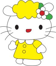 A Cute Cartoon of Hello Kitty