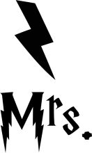 A Stylized Logo with a Lightning Bolt and the Text 'Mrs'.