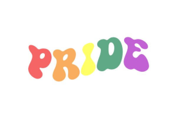 Vibrant Rainbow Pride Logo