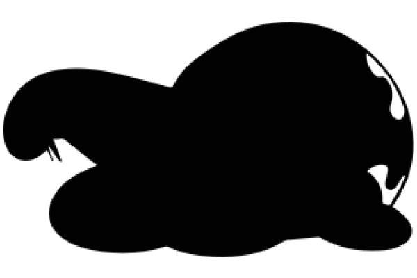 Silhouette of a Whale: A Simple yet Elegant Design