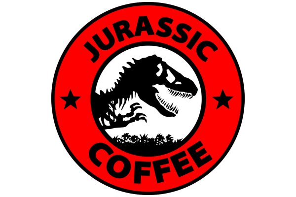 Jurassic Coffee: A Logo for a Prehistoric-Themed Cafe