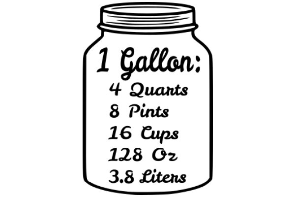 A Jar of Measurements: A Visual Guide to Liquid Quantities