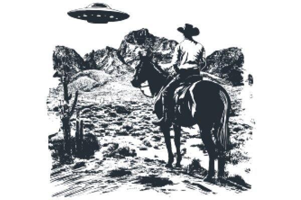 A Cowboy's Unexpected Encounter: An Alien Sighting in the Wild West