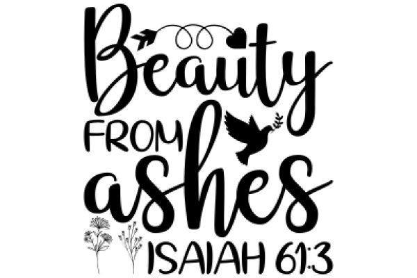 Beauty from Ashes: Isaiah 61:3