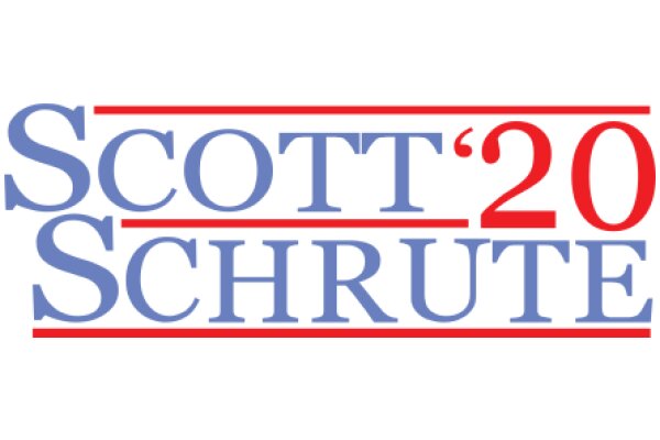 Scott 20 Schrute: A Political Campaign Poster