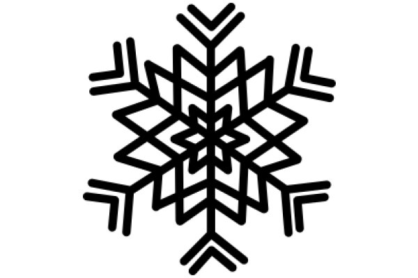 Stylized Snowflake Design