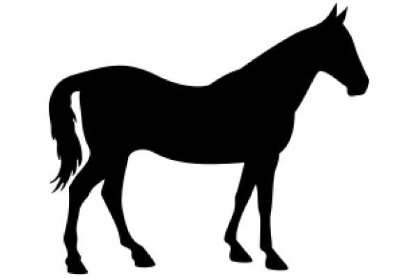 A Silhouette of a Horse: A Symbol of Strength and Freedom