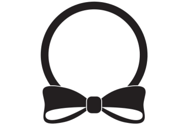 Stylish Black Bow Tie Icon