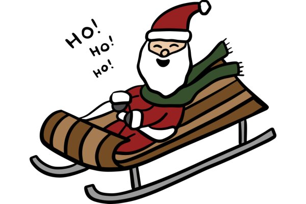 Ho! Ho! Ho!: A Merry Santa Claus Rides His Sleigh