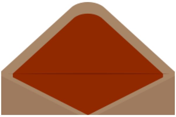 A Simple, Flat Design of a Brown Envelope