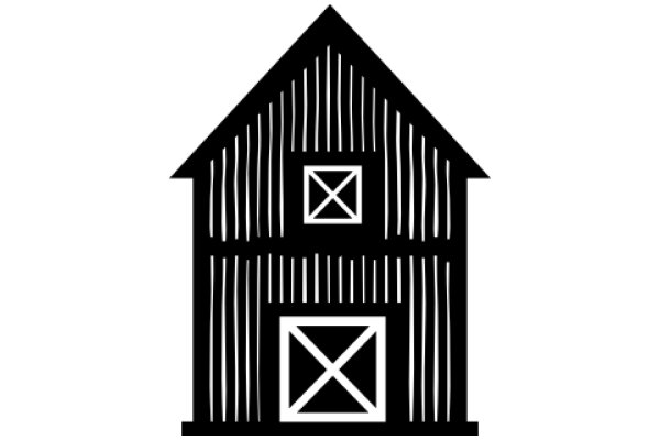 Simplistic Barn Illustration