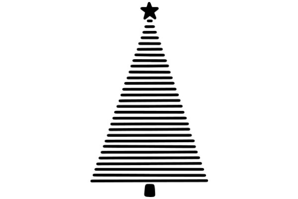 A Stylish Christmas Tree Illustration