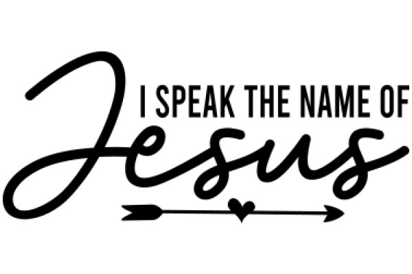 I Speak the Name of Jesus: A Graphic Design