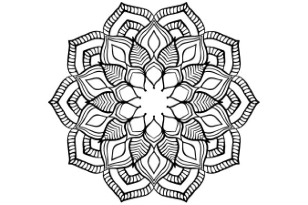 Intricate Mandala Design: A Artwork