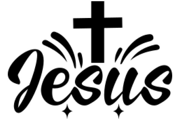 Logo of a Cross and the Word 'Jesus'