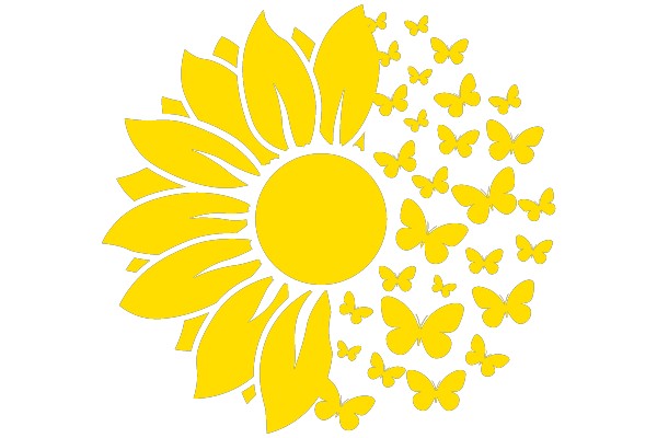 Sunflower and Butterflies: A Symbol of Summer and Nature's Beauty