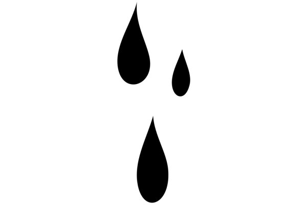 Simplicity in Design: A Black Drop Icon