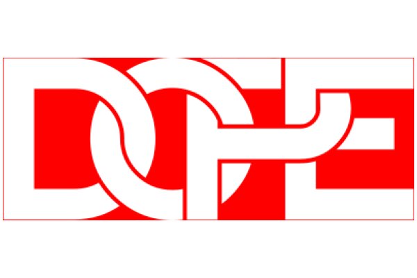 Red and White Logo with the Letter 'D' in a Stylized Font