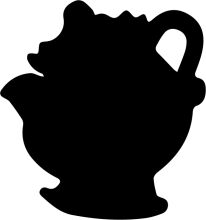 Silhouette of a Teapot: A Simple Yet Elegant Design