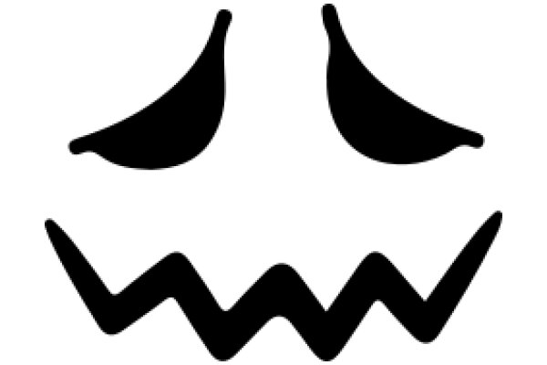 A Playful Halloween Emoji: A Banana Face with a Wavy Smile