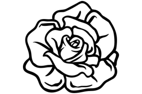 A Pixelated Rose: A Digital Artwork