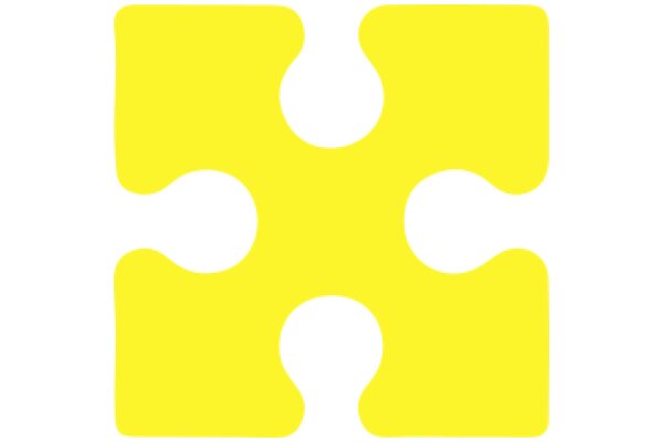 Vibrant Yellow Puzzle Piece: A Symbol of Simplicity and Complexity