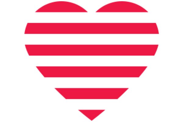 A Red and White Heart Symbol