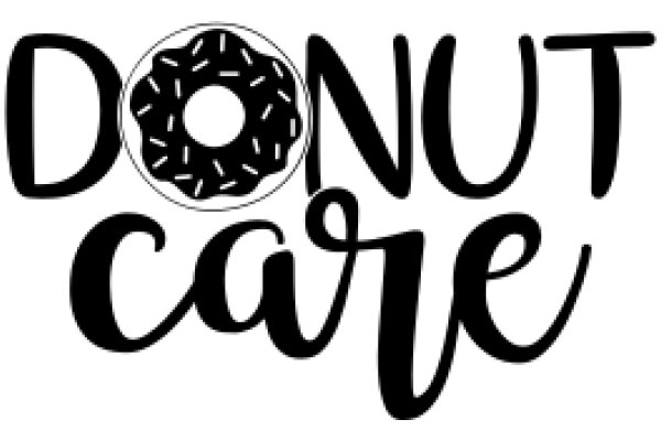 Donut Care: A Graphic Design Showcasing the Art of Typography