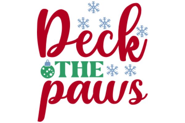 Deck the Paws: A Festive Holiday Greeting