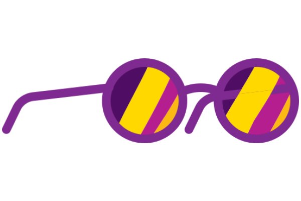 Vibrant Purple and Yellow Sunglasses with Round Lenses