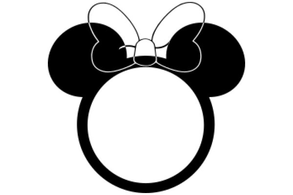 Simplistic Mickey Mouse Ear Logo