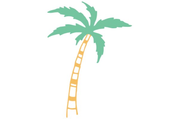 A Simple, Stylized Palm Tree Illustration