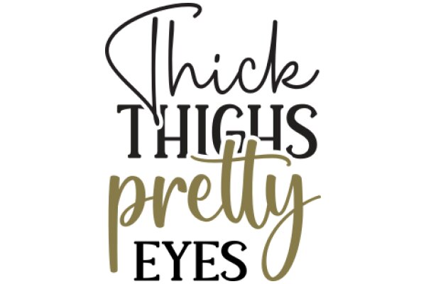 Thick Thighs Pretty Eyes: A Celebration of Body Positivity and Self-Love