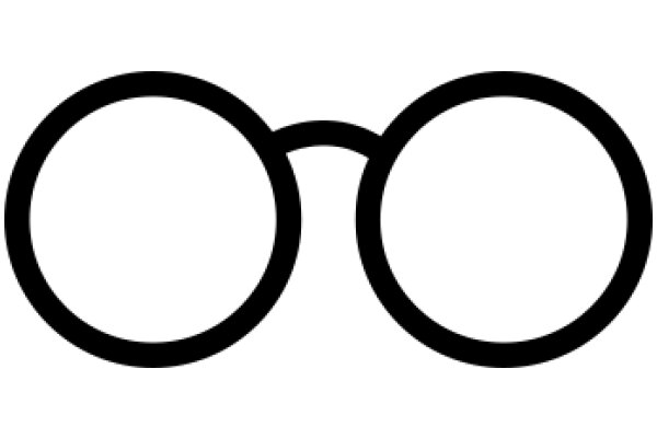 Simplistic Icon of Eyeglasses