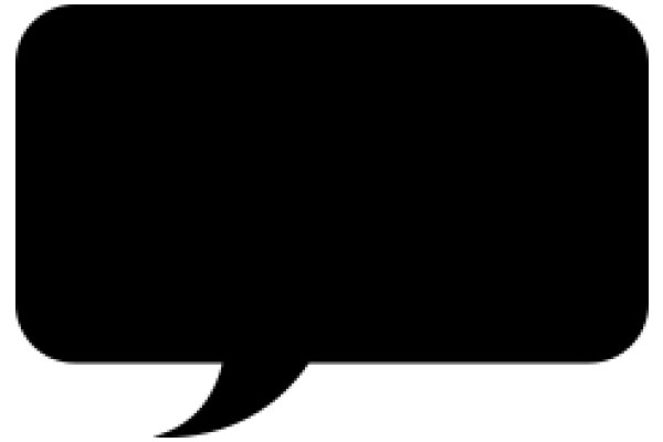 A Simple Black Speech Bubble