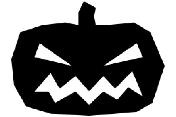 Stylized Halloween Pumpkin Silhouette