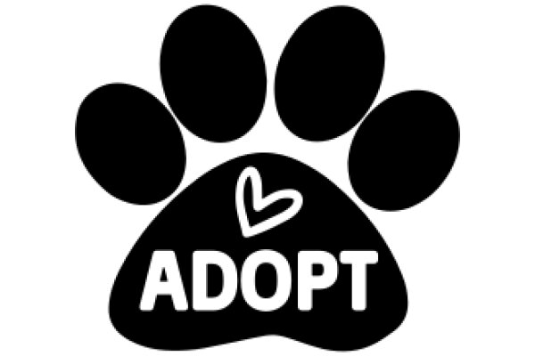 Adoptable Paw Prints with Heart Symbol