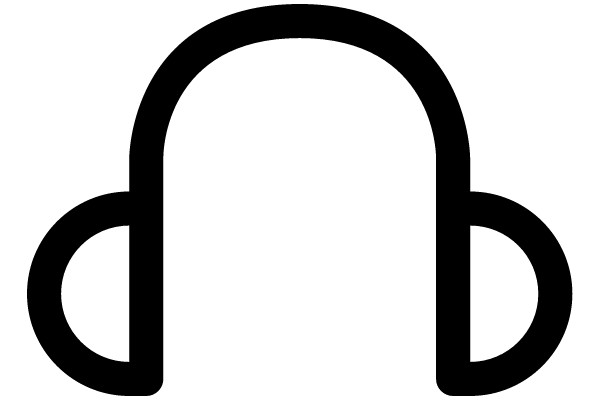 Simplistic Icon of Headphones