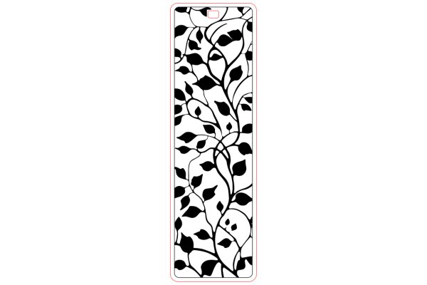 Stylish Leaf Pattern on a Phone Case