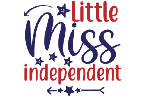 Little Miss Independent: A Graphic Design for a T-Shirt