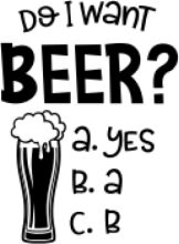 A Humorous Take on the Beer Debate: 'Do I Want Beer?'