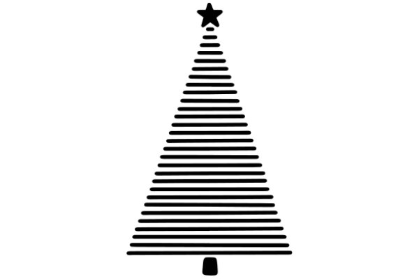 Simplified Christmas Tree Icon