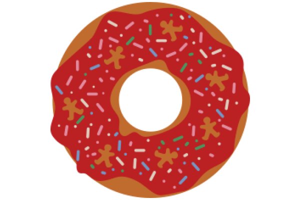 A Delightful Donut with a Festive Twist