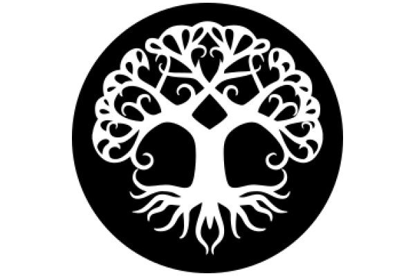 Stylized Tree Design in