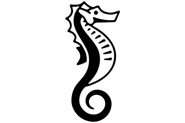 Stylized Seahorse Logo