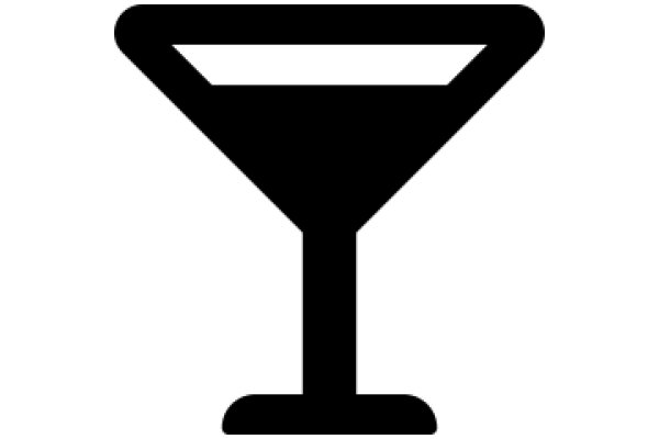 Simplistic Icon of a Martini Glass